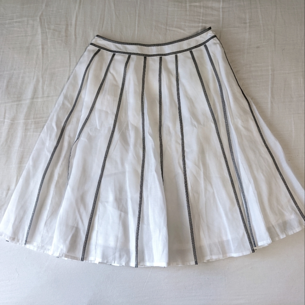 Talbots Petites Flowy A Line Skirt